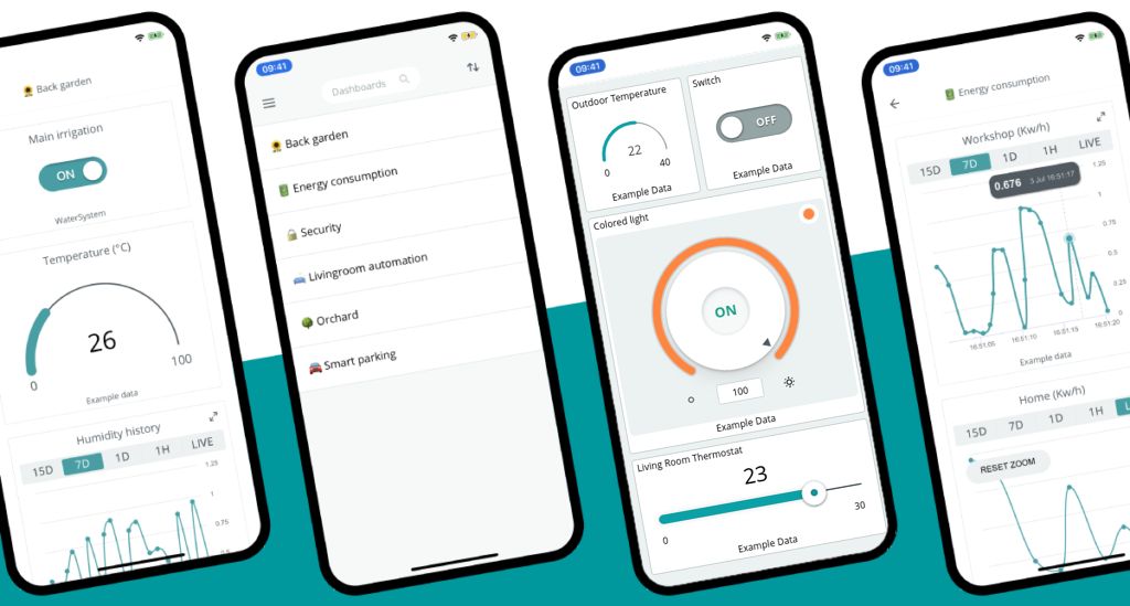 Arduino Cloud Mobile Dashboards