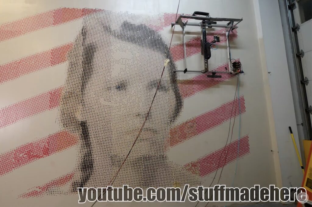 naturpark virkningsfuldhed hærge YouTuber Shane Wighton built a robot that paints murals | Arduino Blog