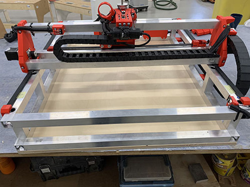 Mesterskab Diskret overrasket Learn how to build your own massive 3D-printed CNC router | Arduino Blog