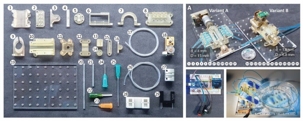 This 3D-printed, Arduino-controlled kit makes microfluidic pumps more  accessible