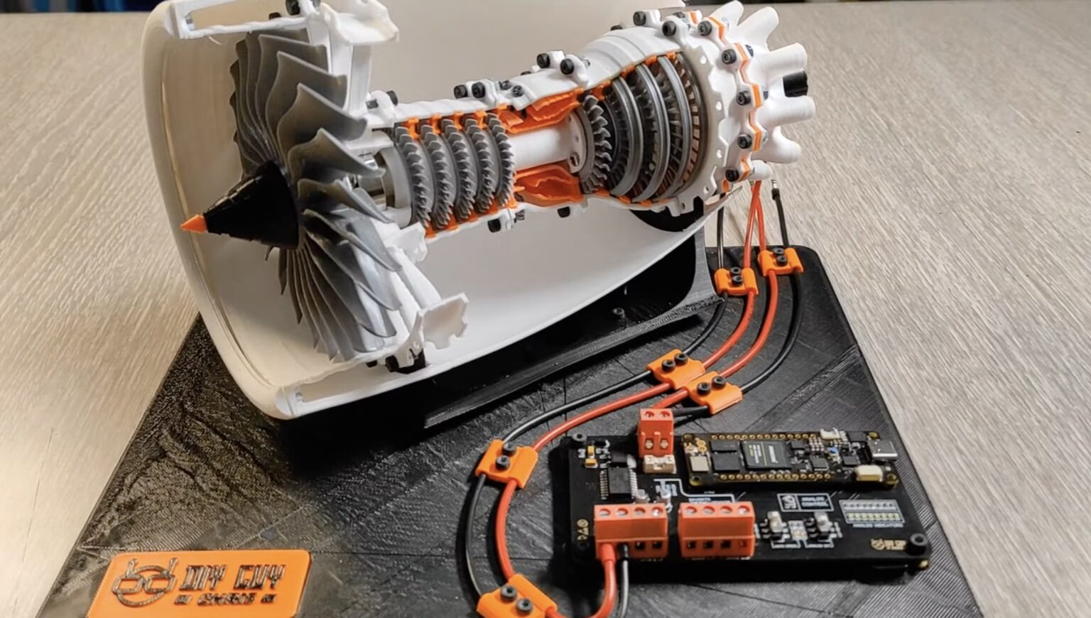 DIY jet engine powered by a Portenta H7 | Arduino Blog