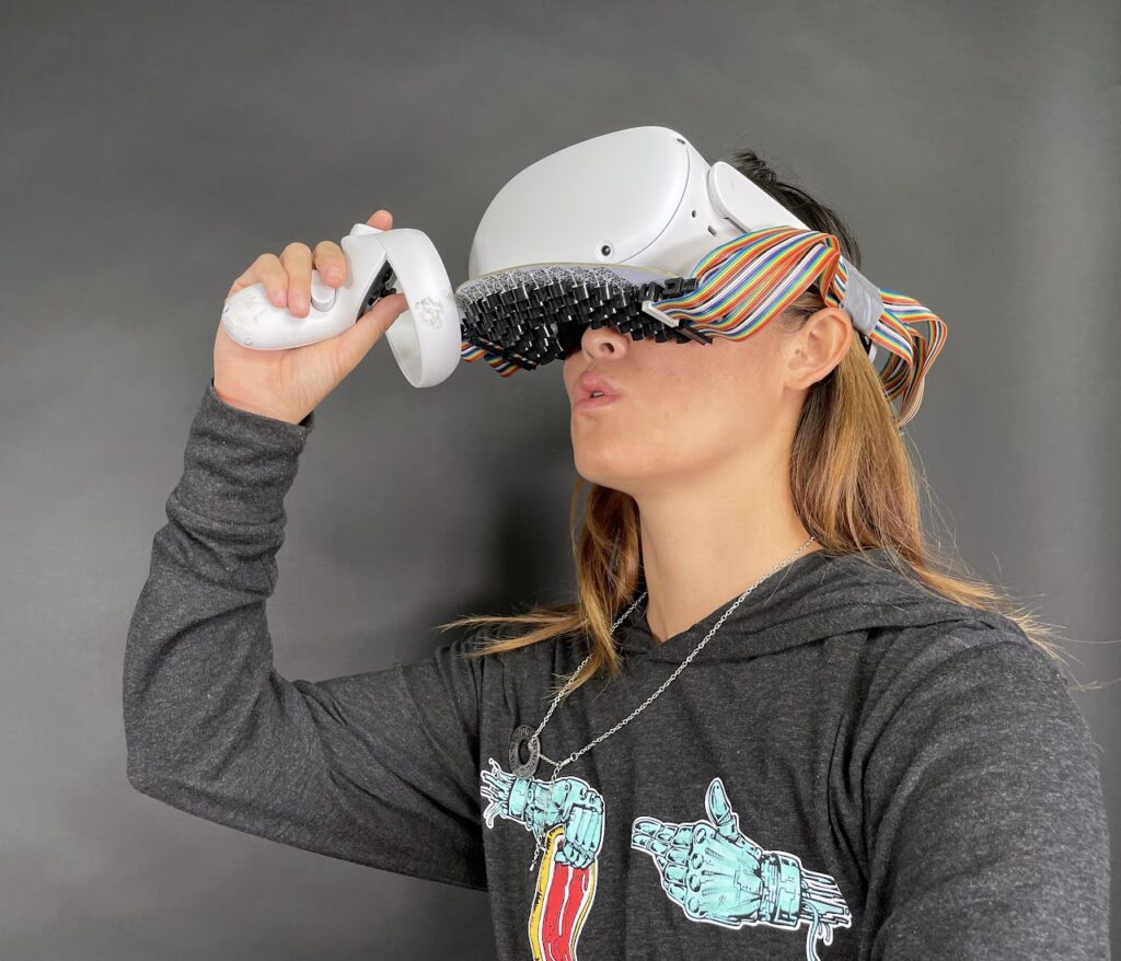 Ultrasonic provides lip stimulation within VR | Arduino Blog