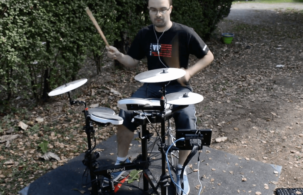eXaDrums is an open source low latency electronic drum system