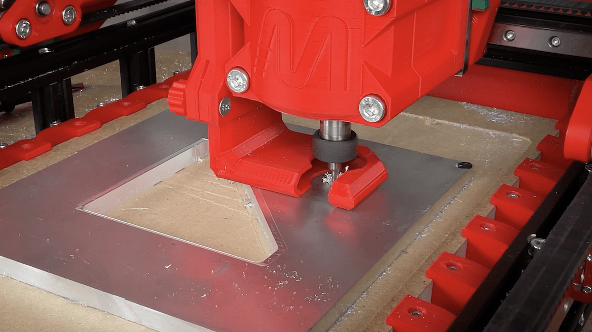 A 3D-printed CNC mill made from scratch