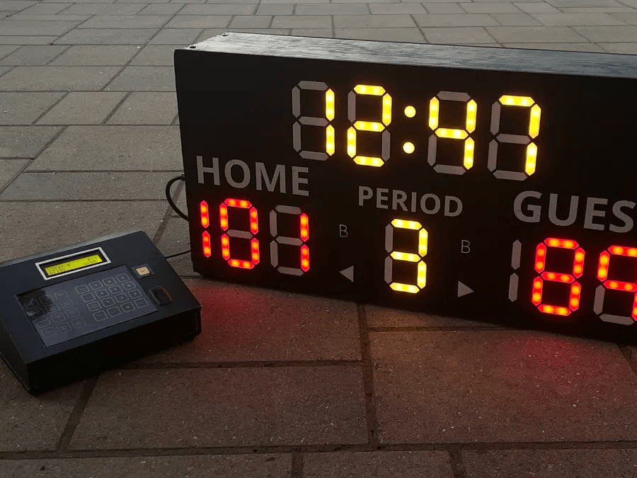 This DIY Basketball Scoreboard Looks and Sounds Like the Real Thing