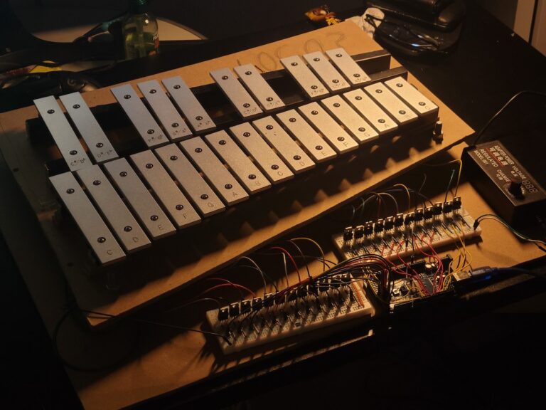 Auto Xylophone features handwound solenoids Arduino Blog
