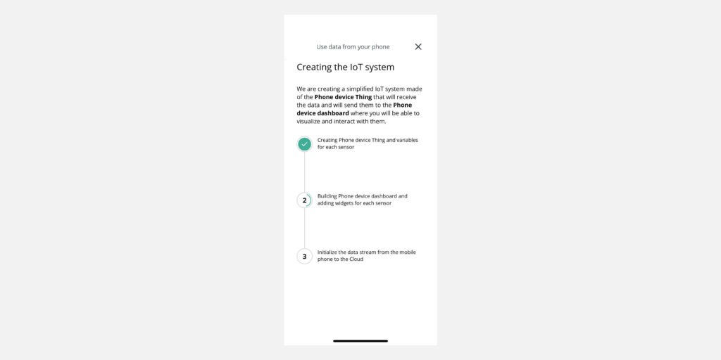 Setting up phone as an IoT device on Arduino Cloud