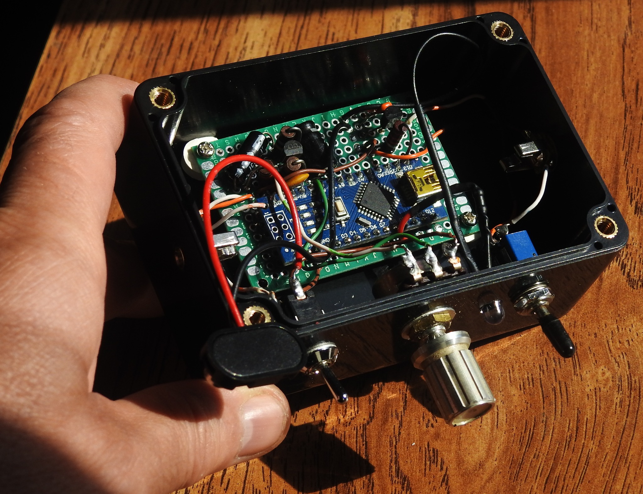 The CWvox is a simple device that converts voice commands into Morse code keying