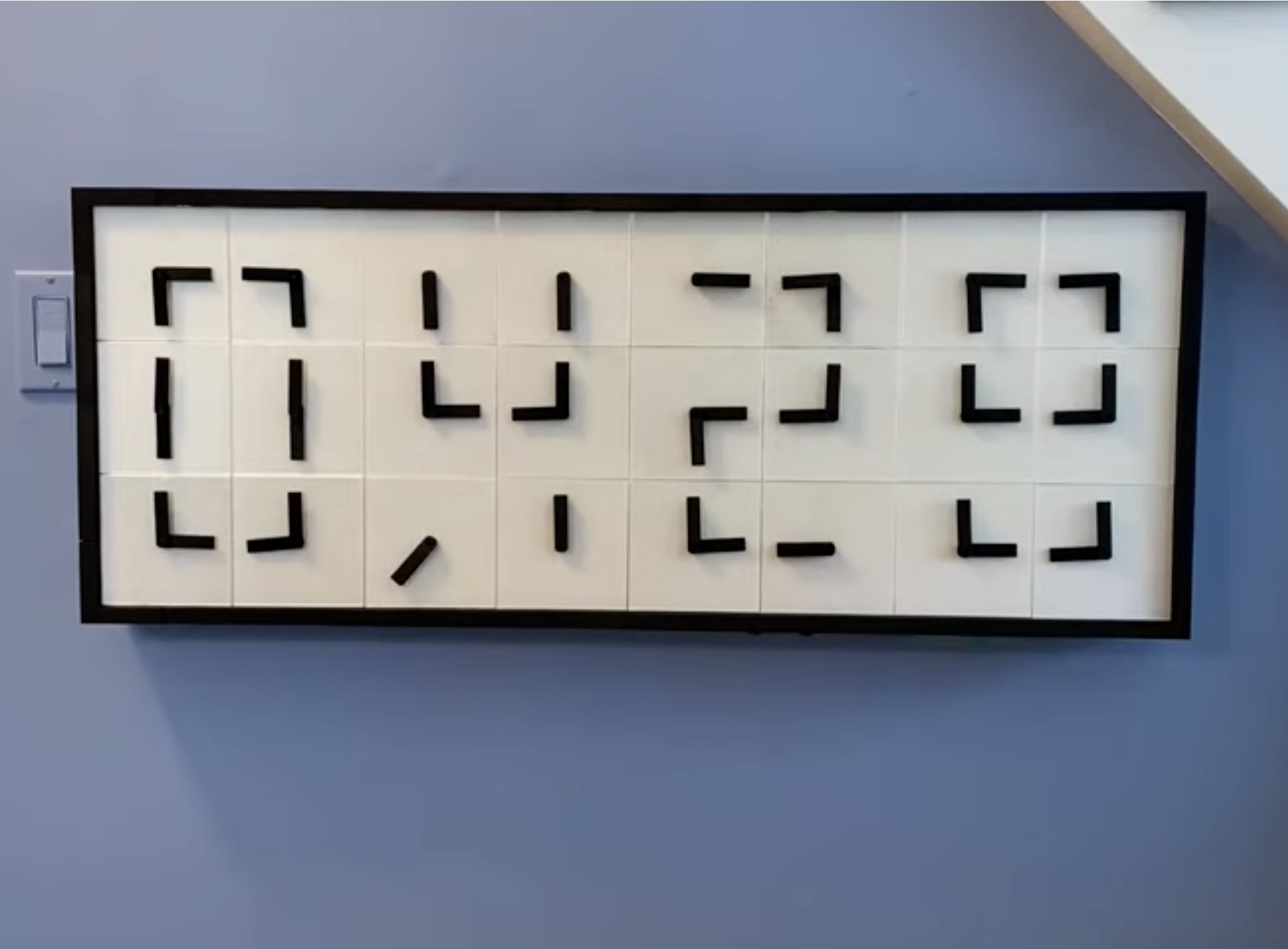3D printed digital clock contains 24 analog clocks