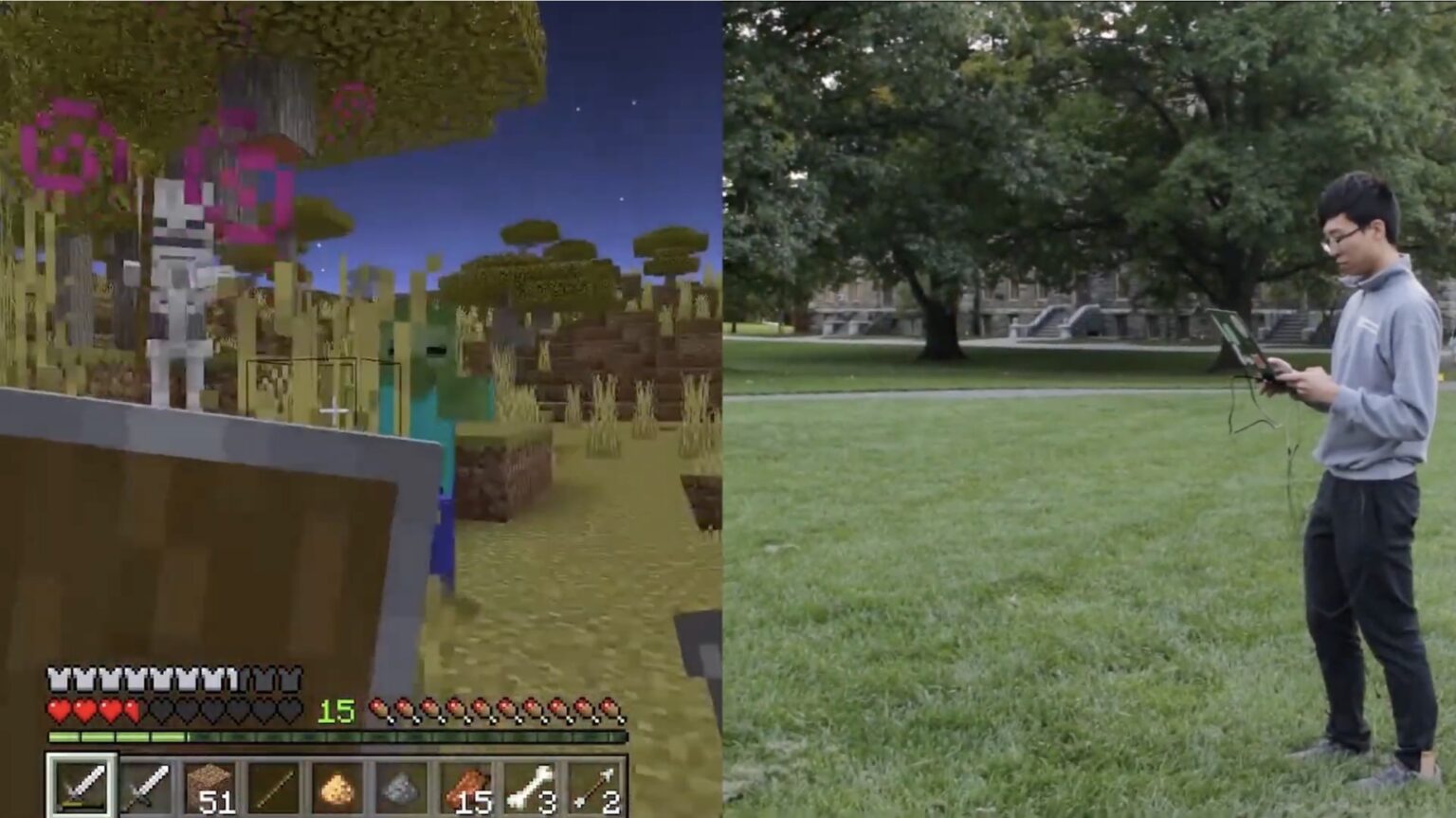 Minecraft Computer Ar This project facilitates augmented reality Minecraft gaming | Arduino Blog