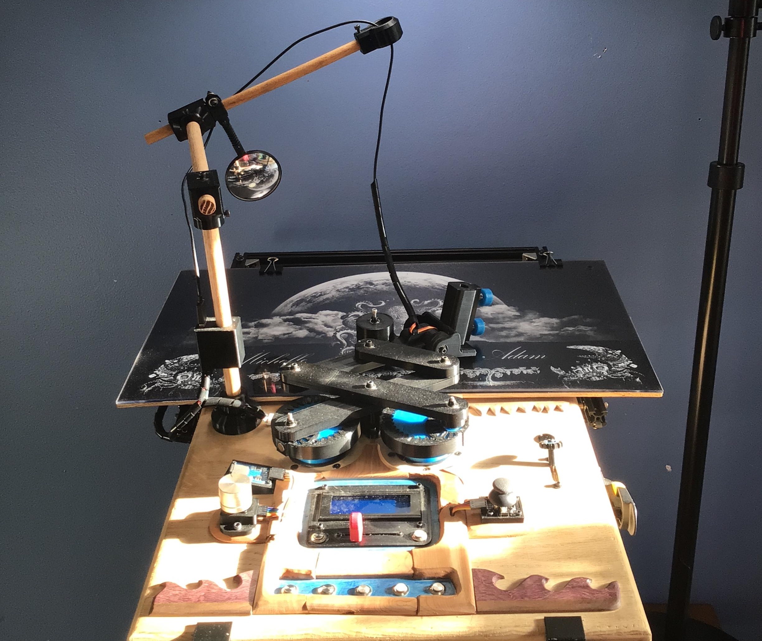 Building an electronic pantograph with Hall effect sensors