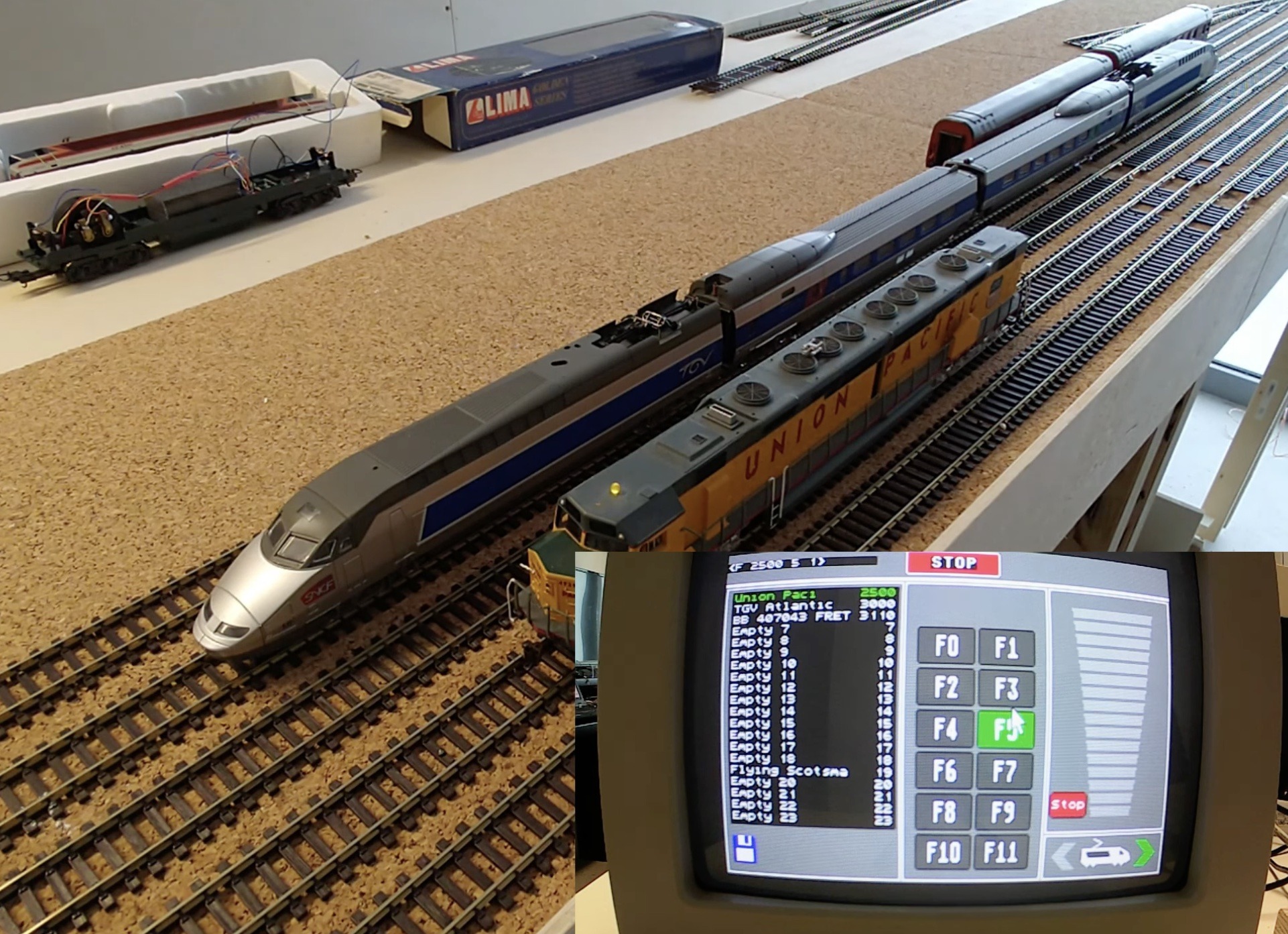 Control a model railroad with a vintage Atari ST