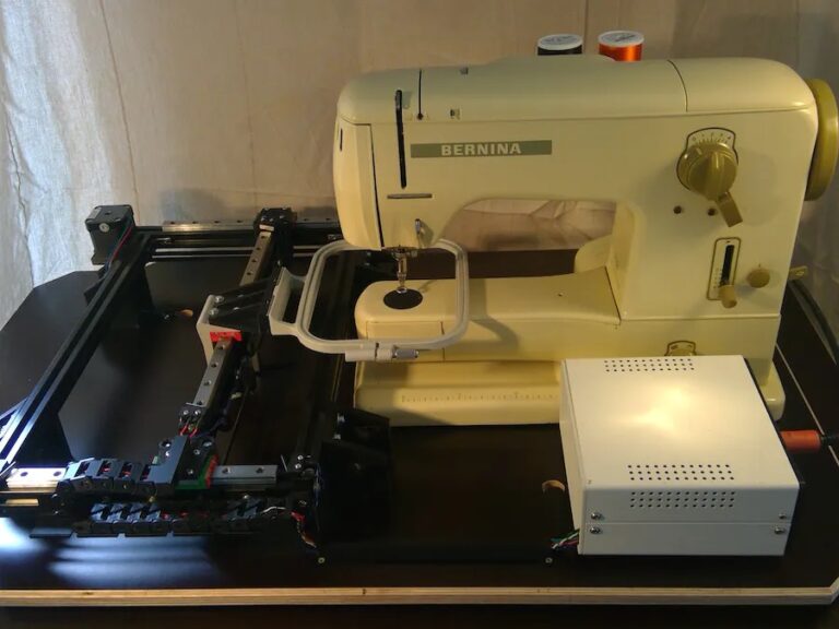 Upgrade your sewing machine for CNC embroidery Arduino Blog