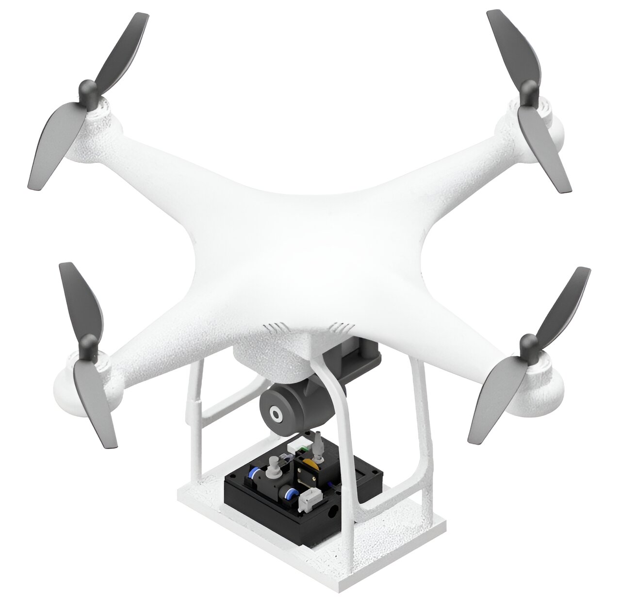 Lab-on-a-drone detects and analyzes pollutants from the sky