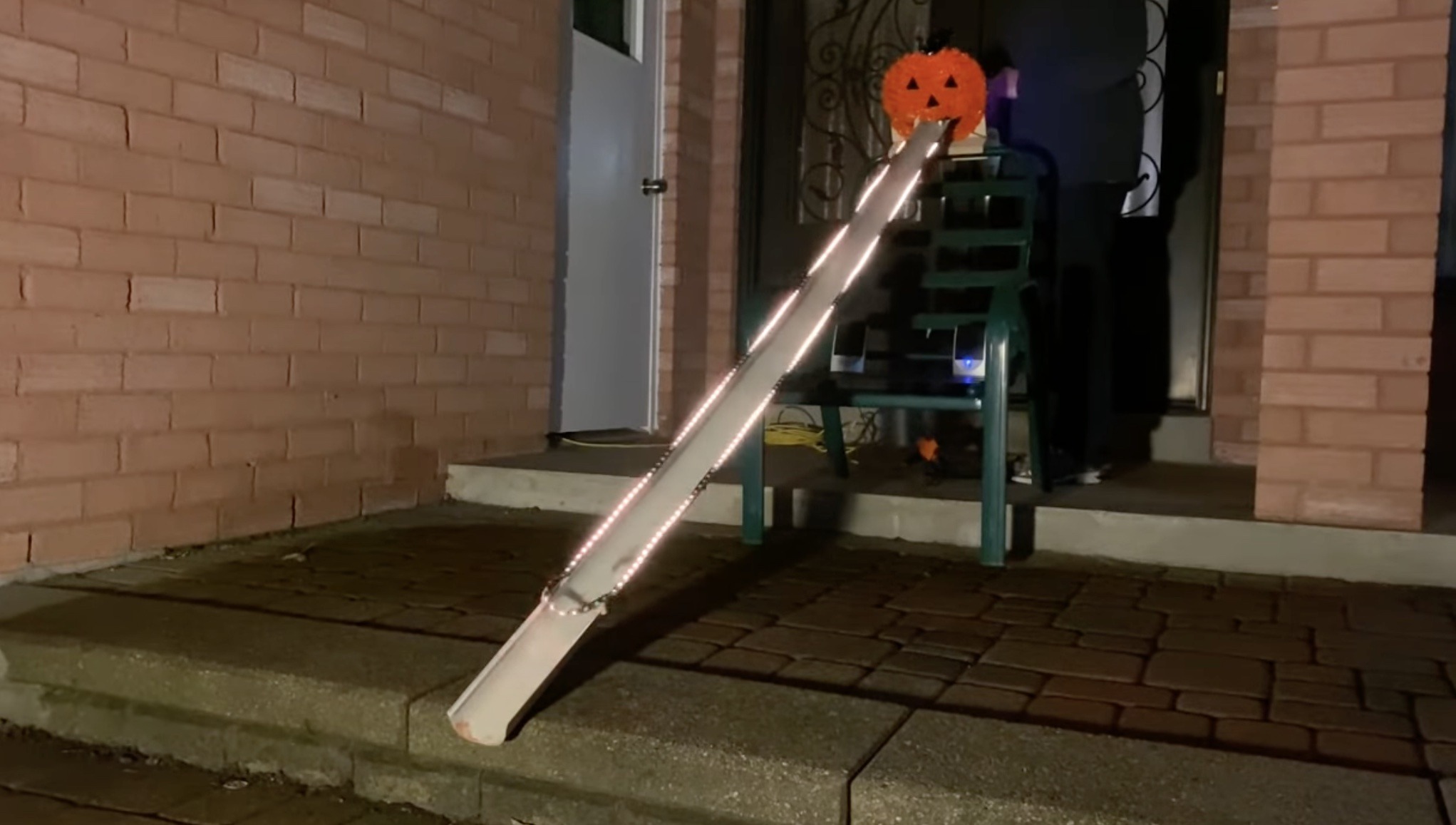 The Treat Trough of Terror spits out Halloween candy