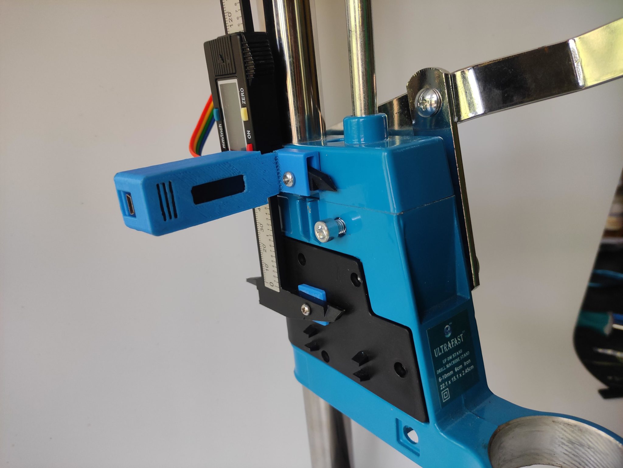 Press Arduino Add an inexpensive digital readout to your drill press | Arduino Blog