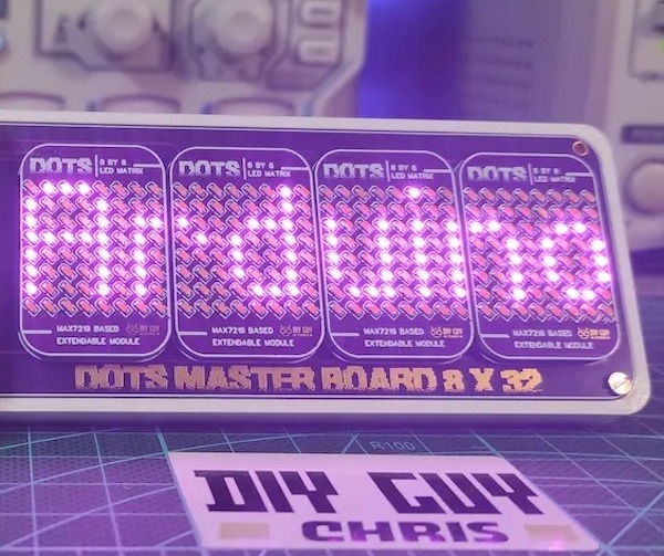This magnificent LED matrix screen will amaze you