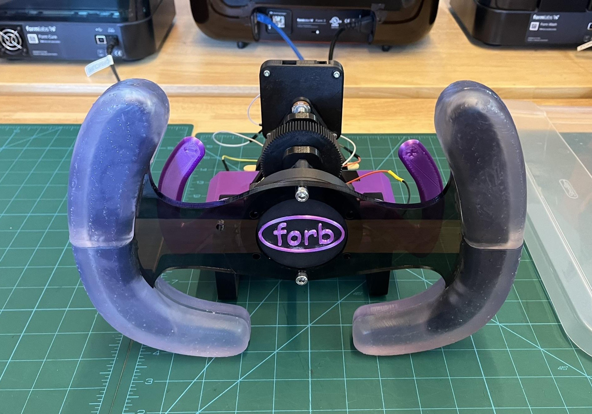 A high school student builds the steering wheel of his dreams