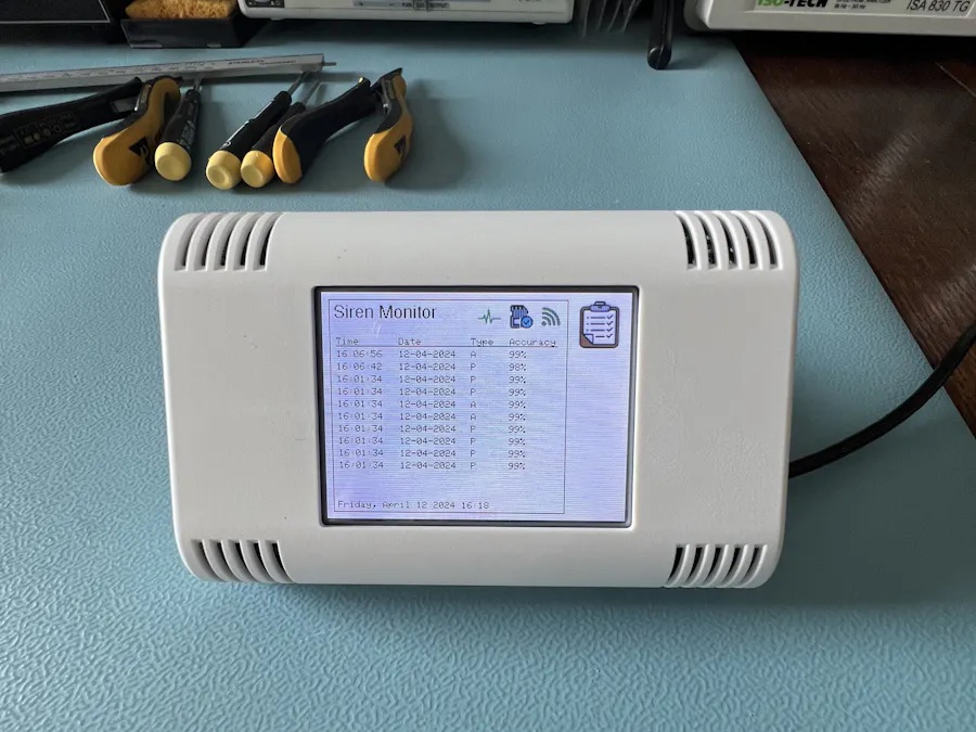 Classify nearby annoyances with this sound monitoring device