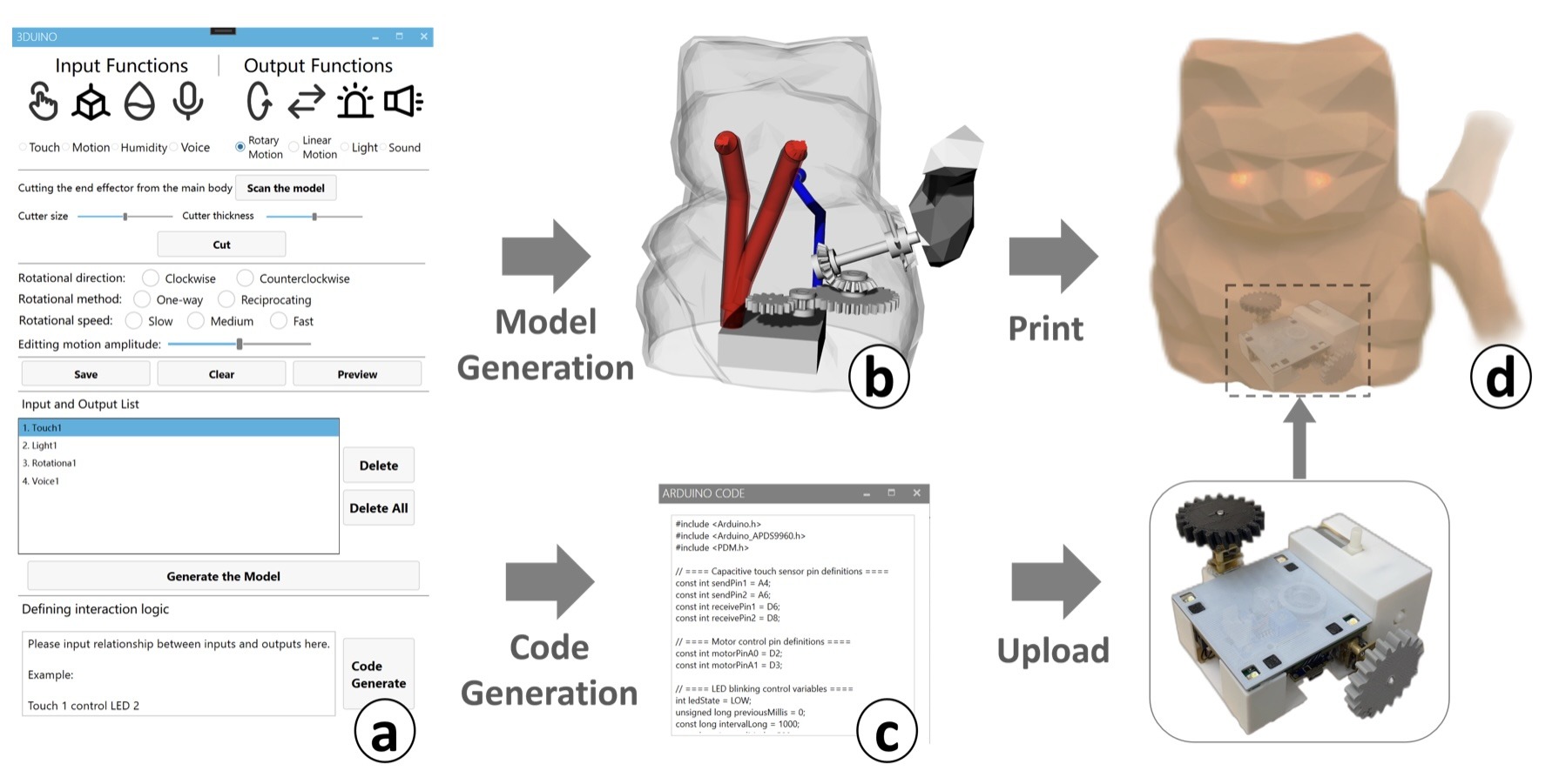 3Duino helps you rapidly create interactive 3D-printed devices