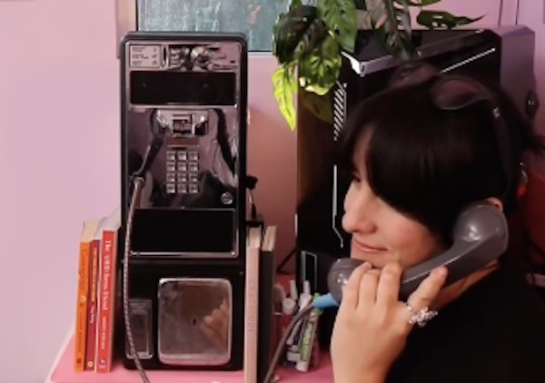 This musical payphone rings on rainy days